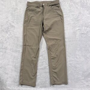 SwissTech Mens Performance Pants 30x30 Dove Gray Khaki Hiking Work SMB38479